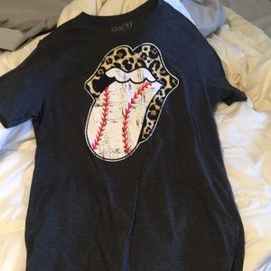 Cute baseball tee size large